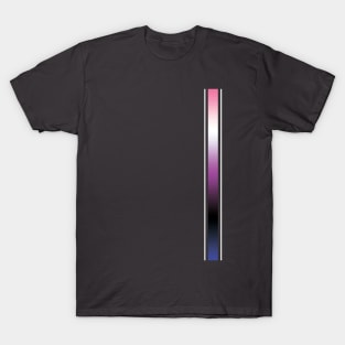 Genderfluid Pride Gradient Stripe T-Shirt